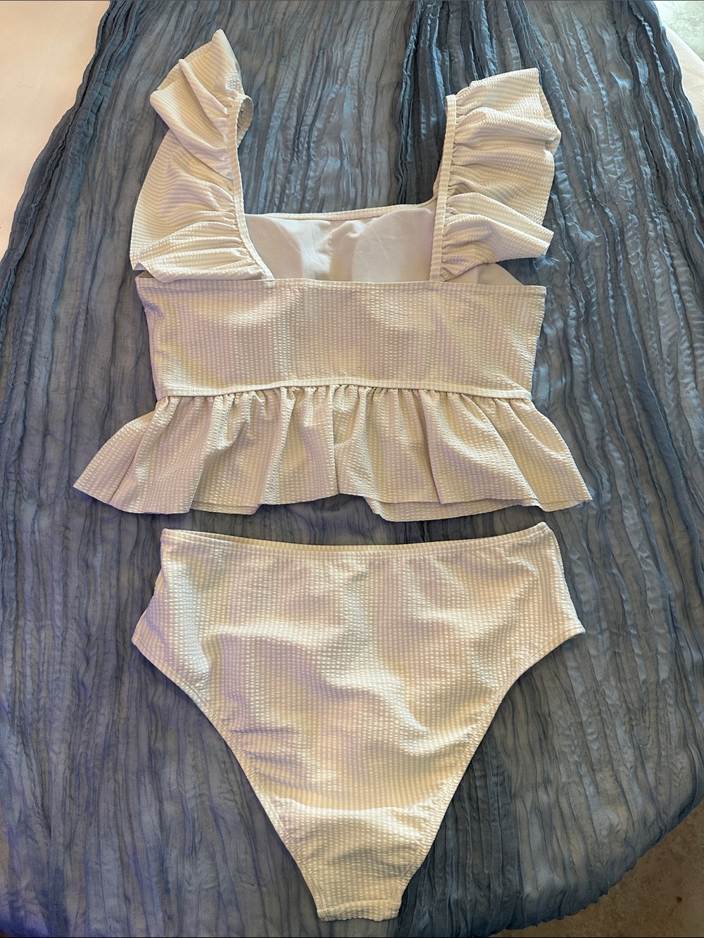 SHEIN Ruffled High-Waist Bikini Set - Picture 5 of 5